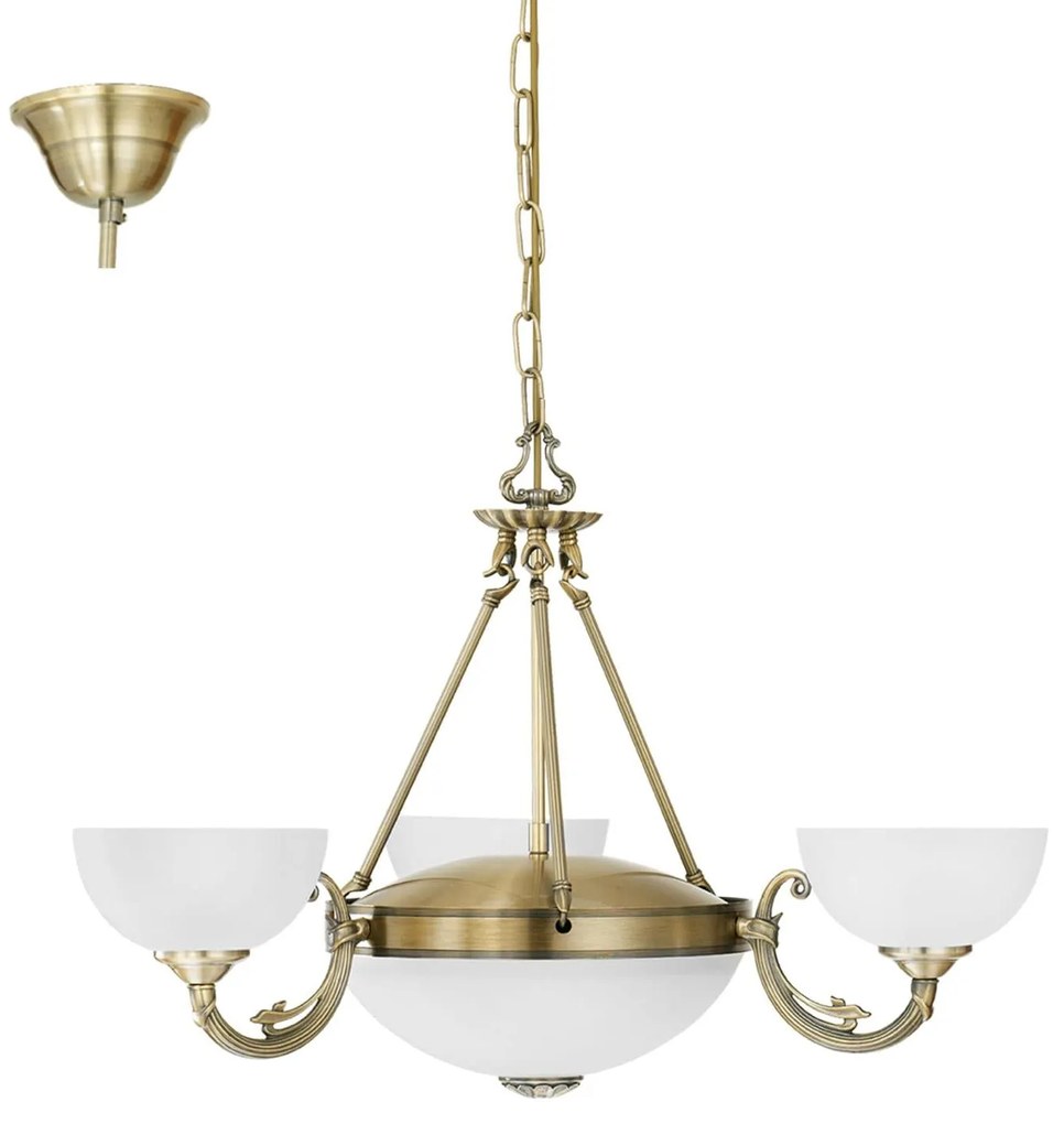 Φωτιστικό Οροφής Savoy 82748 White Eglo Metal, Glass