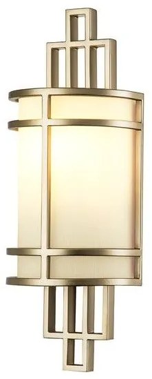 Απλίκα Φωτιστικό Τοίχου 1xE27 Fusion Elstead Lighting FE-FUSION1-PNBR Ορείχαλκος