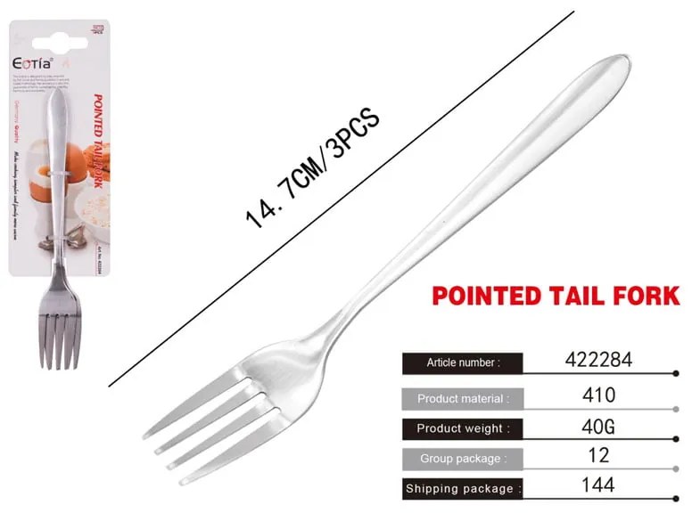 Πιρούνια 3τμχ – Pointed tail fork