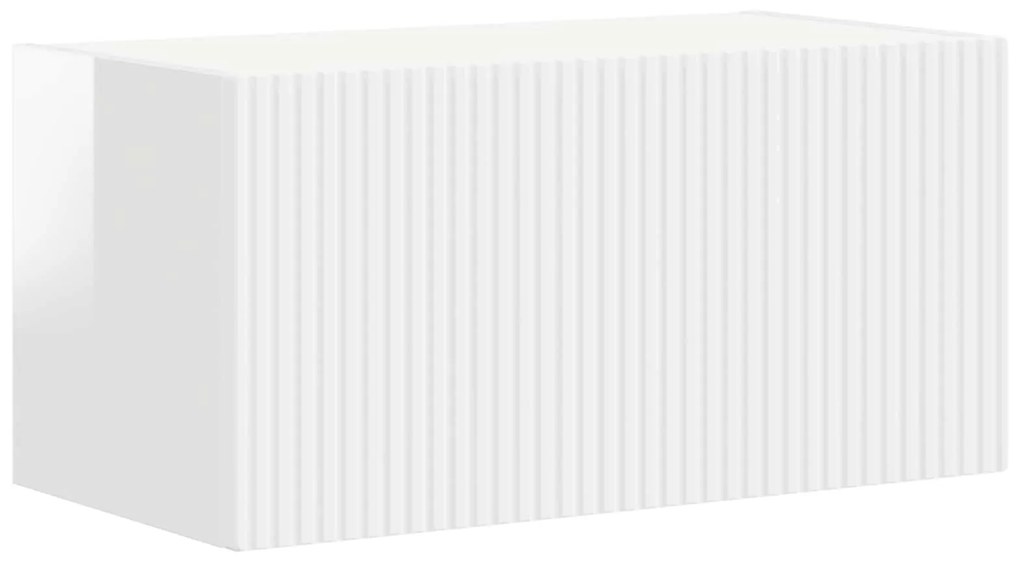 vidaXL 2 pcs Υψηλής γυαλάδας λευκό