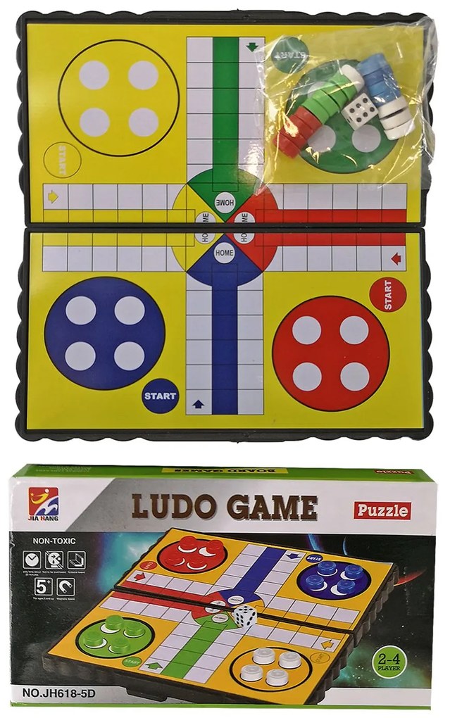 Επιτραπέζιο ludo travel 13x13cm ToyMarkt 89237 69-217