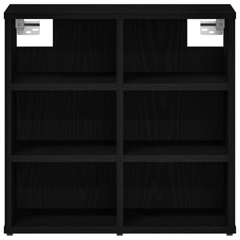 vidaXL Ντουλάπα Παπουτσιών σε Μαύρη Δρυς - 52.5 x 30 x 50 εκ.