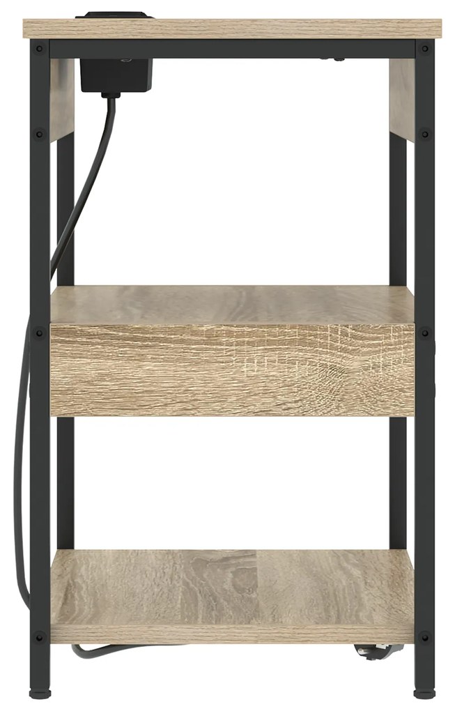 vidaXL Κομοδίνο Sonoma Δρυς 41 x 31 x 51 εκ. Επεξεργασμένο ξύλο