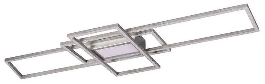 Φωτιστικό Οροφής - Πλαφονιέρα Led Irvine 620010407 105x42cm Nickel Trio Lighting Metal