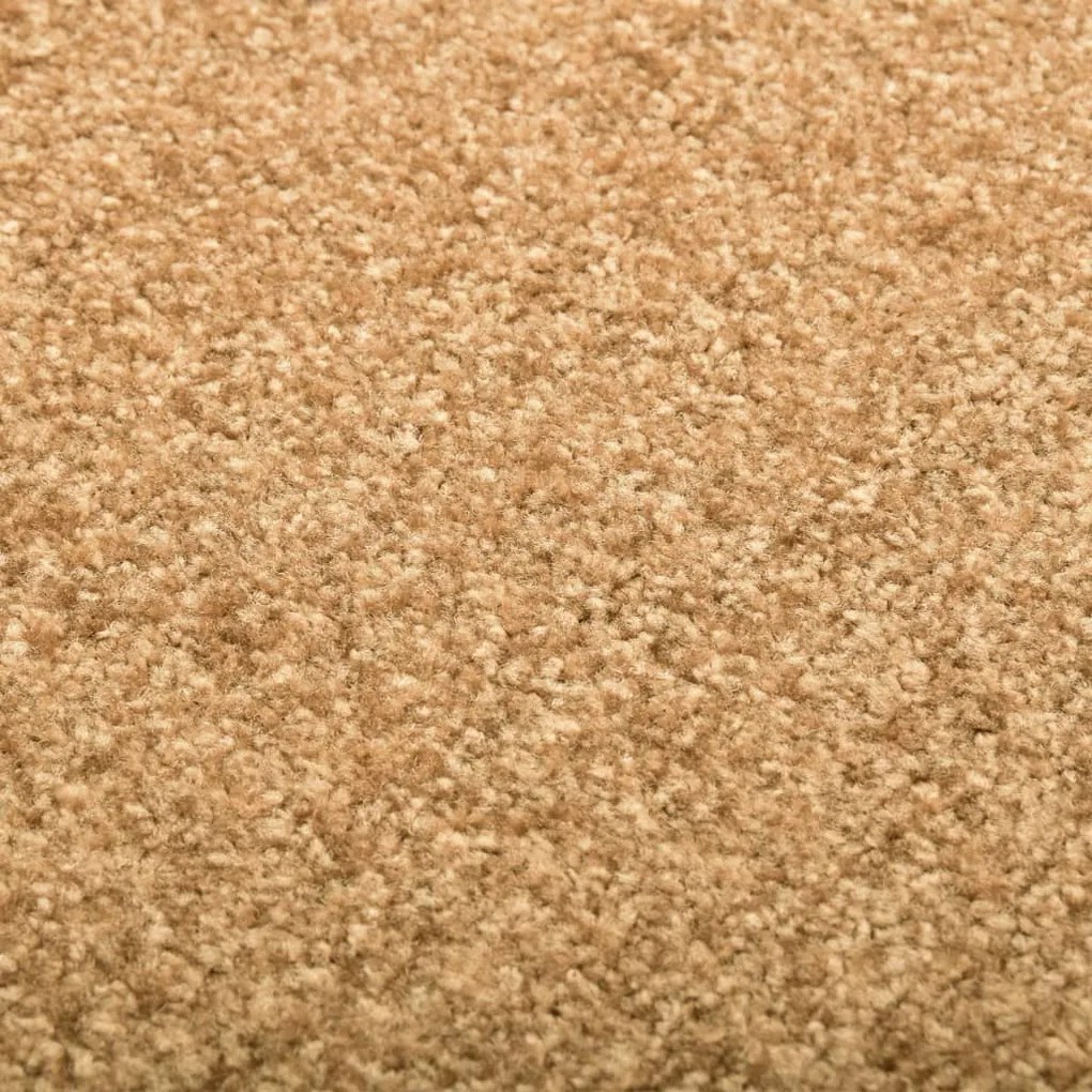 vidaXL Πατάκι Εισόδου Πλενόμενο Κρεμ 90 x 150 εκ.