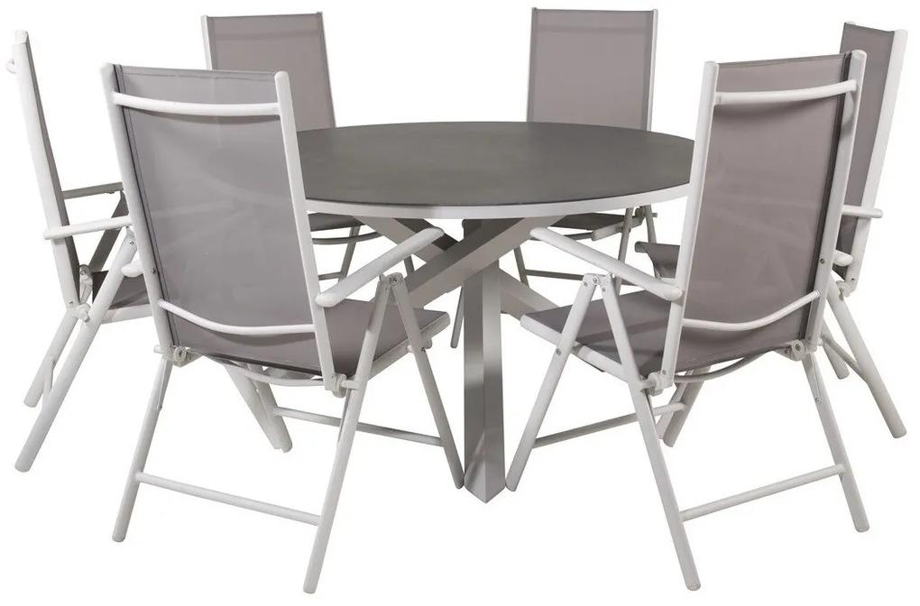 Σετ Τραπέζι και καρέκλες Dallas 2362, Spraystone, Μέταλλο, Ύφασμα | Epipla1.gr