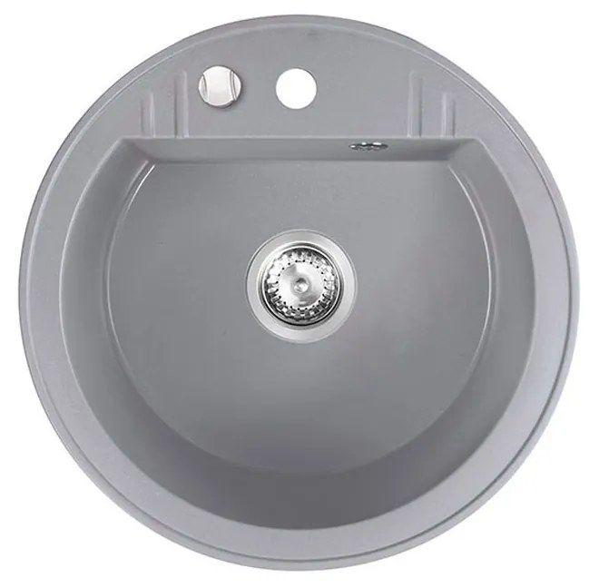 Νεροχύτης κουζίνας γκρι DRGM1/51GA FERRO Ø51cm (Κατόπιν παραγγελίας 30 ημέρες) - DRGM1.51GA