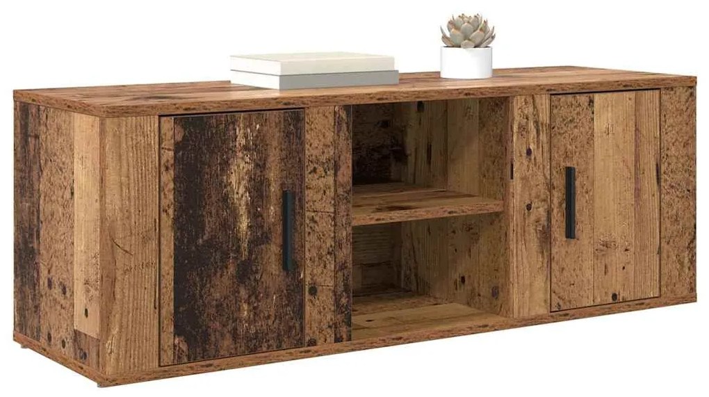 vidaXL Ντουλάπι TV Παλιό Ξύλο 100 x 31,5 x 35 εκ Επεξεργασμένο ξύλο