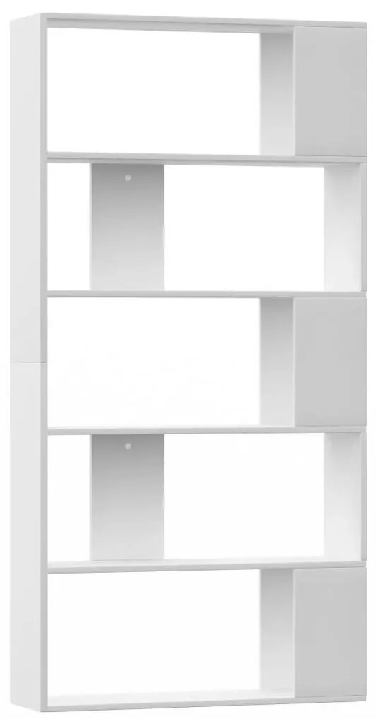 Βιβλιοθήκη/Διαχωριστικό Χώρου Λευκό 80x24x159 εκ. Μοριοσανίδα - Λευκό