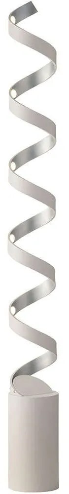 Φωτιστικό Δαπέδου Led-Helix-PT10 Bco White Luce Ambiente Design Aluminium