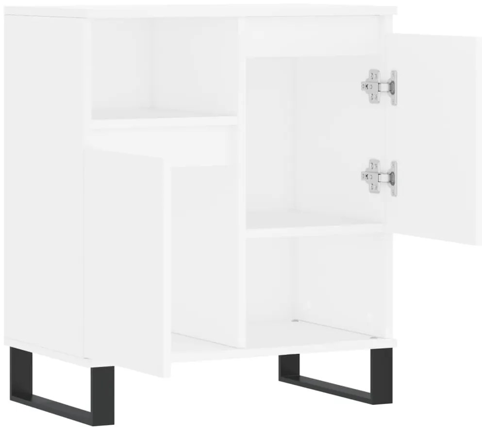 vidaXL Συρταριέρα Λευκή 60 x 35 x 70 εκ. από Επεξεργασμένο Ξύλο