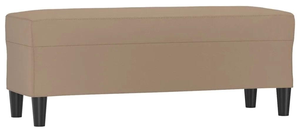 vidaXL Πάγκος Καπουτσίνο 100 x 35 x 41 εκ. από Συνθετικό Δέρμα