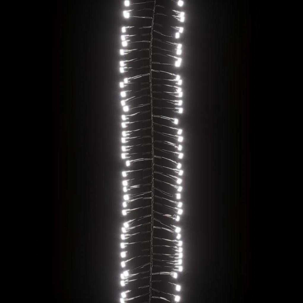 vidaXL Φωτάκια Cluster με 1000 LED Ψυχρό Λευκό 11 μ. από PVC
