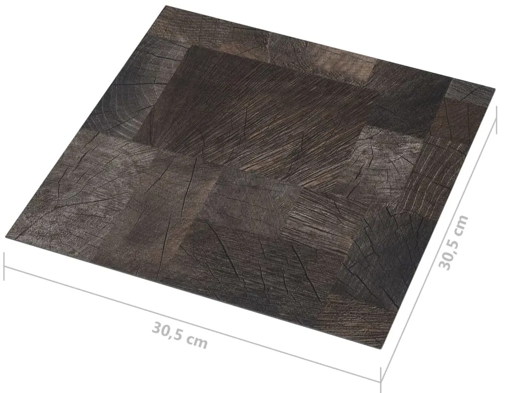 vidaXL Δάπεδο Αυτοκόλλητο με Όψη Ξύλου 20 τεμ. 1,86 μ² από PVC