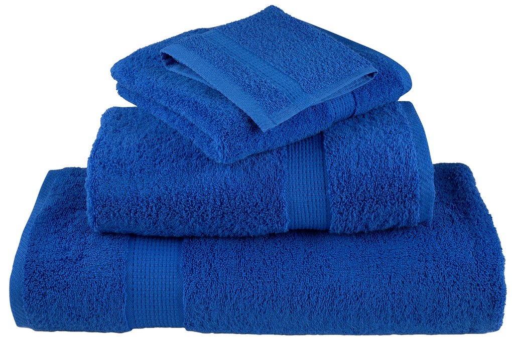 vidaXL Πετσέτες 4 pcs Μπλε 15 x 21 cm Βαμβάκι