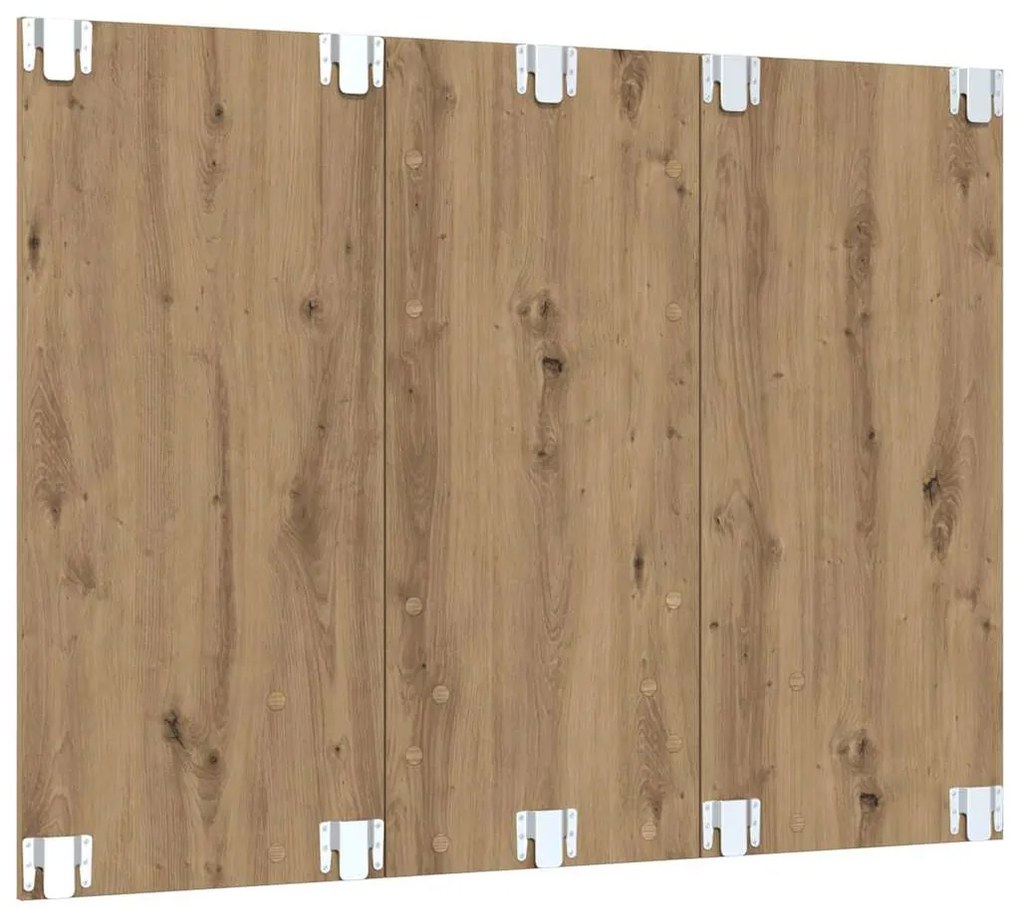 vidaXL Τηλεοπτική Κάβα Τοίχου artisan δρυς 120 x 23.5 x 90 εκ.