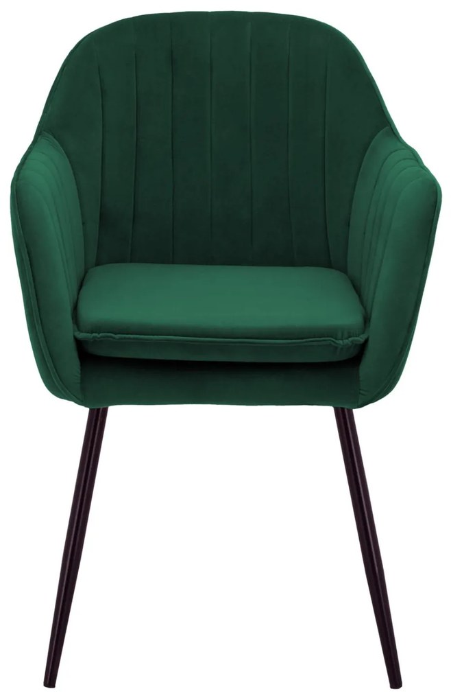 Καρέκλα SAWYER Βελούδο Κυπαρισσί 53x60x76Υ εκ. 2αδα 53x60x76 εκ.