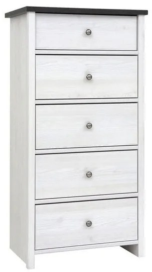 Σιφονιέρα Boston S106, Sibu πεύκο, Με συρτάρια, 116x59x40cm