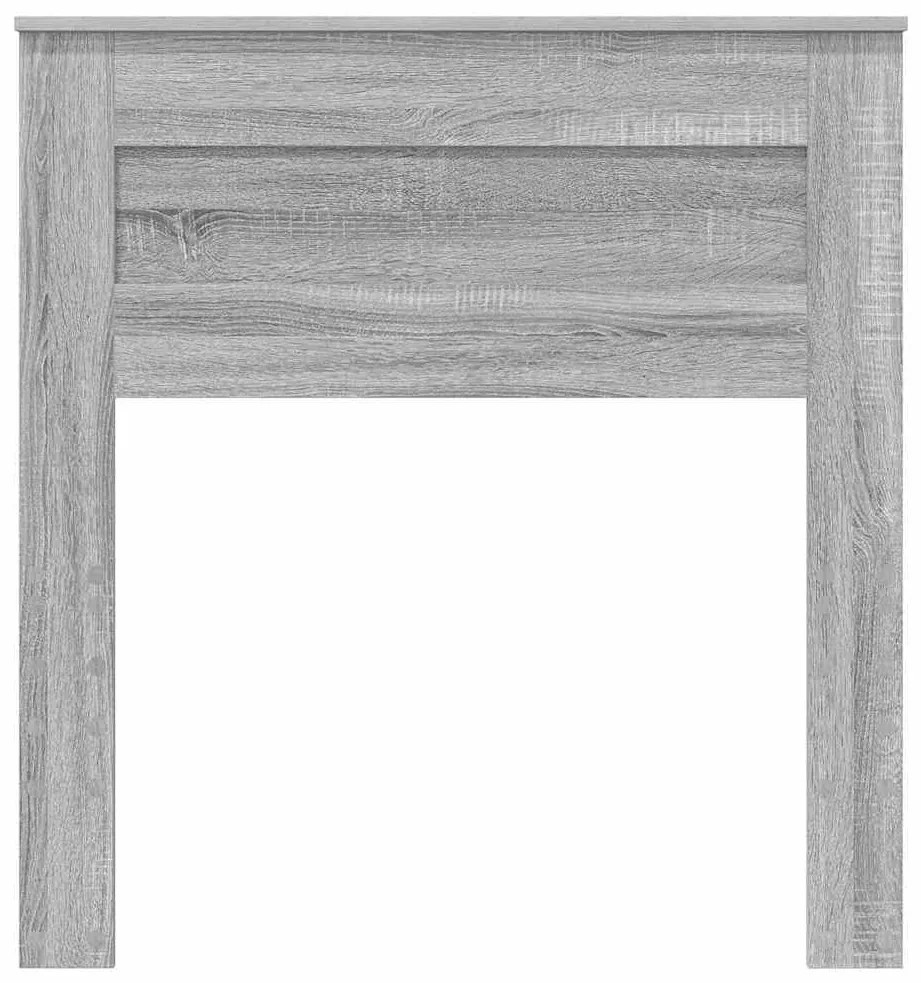 vidaXL Κεφαλάρι με κεφαλάρι Γκρίζο Σονομα 100 cm Επεξεργασμένο ξύλο