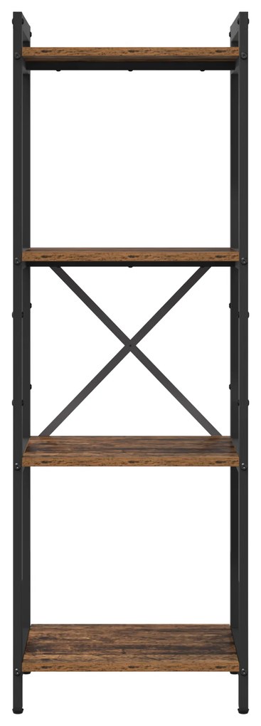 vidaXL Βιβλιοθήκη Παλαιό ξύλο 40 x 30 x 118 εκ Στερεό Ξύλο