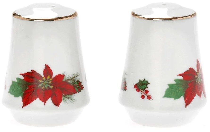 Αλατοπίπερο Poinsettia (Σετ 2Τμχ) 06.241.94 Multi Cryspo Trio