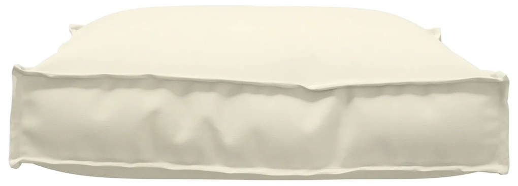 vidaXL Μαξιλάρι Παλέτας Κρεμ 70x70x12 εκ. Υφασμα Οξφόρδης