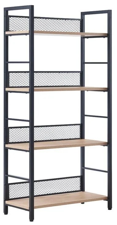 Βιβλιοθήκη Nest 28-0315 60x28x121 Natural-Black