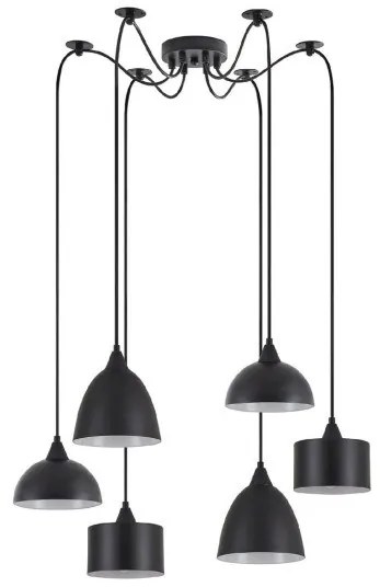 Κρεμαστό Φωτιστικό Οροφής Μαύρο ADEPT FLEX 77-8958 Homelighting-77-8958-Μαύρο 77-8958