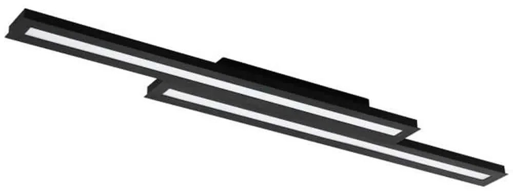 Φωτιστικό Οροφής-Πλαφονιέρα 99411 Saliteras-C Led Black-White Eglo Μέταλλο,Πλαστικό