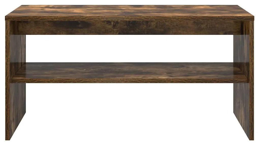 Έπιπλο Τηλεόρασης Καπνιστή Δρυς 80x40x40 εκ. Επεξ. Ξύλο 859113