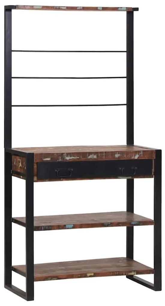 vidaXL Ράφι κουζίνας Πολύχρωμο 80 x 40 x 160 cm