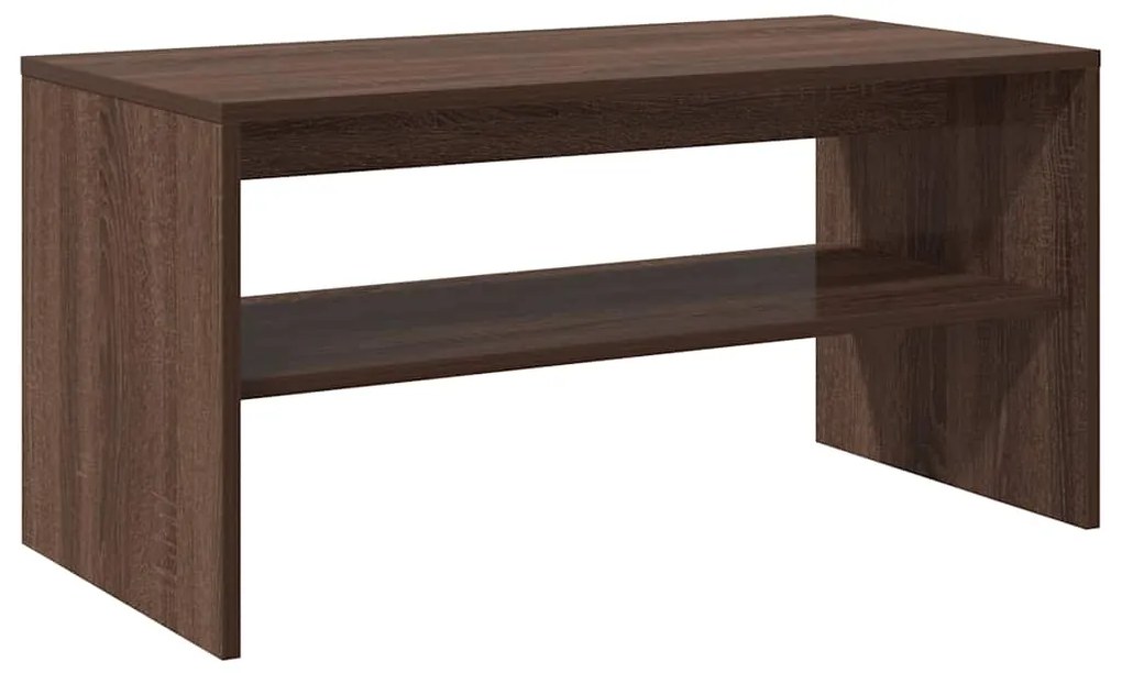 vidaXL Έπιπλο Τηλεόρασης Καφέ Δρυς 80x40x40 εκ. Επεξεργασμένο Ξύλο