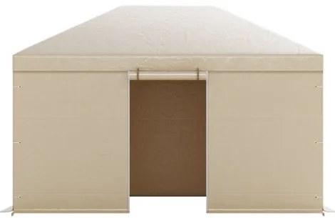 VEVOR Winter Gazebo Cover Fits 3.08 x 4.39 m Hardtop Gazebos, All-Weather Gazebo Cover with Sidewalls &amp; Windows, High-Density PE Material, Enclosed Storage Shelter Covers, Gazebos not Included