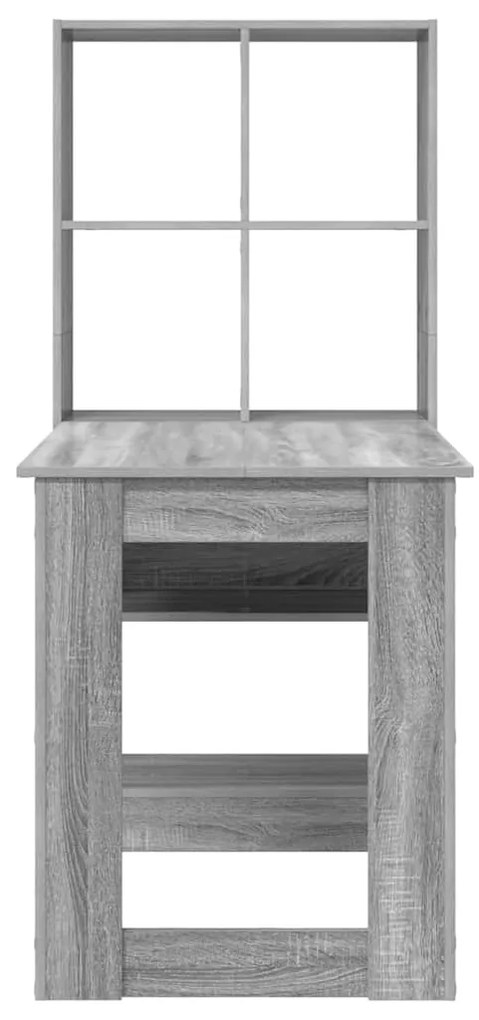 vidaXL Γραφείο Γκρίζο Σονομα 122 x 67 x 145 εκ. Επεξεργασμένο ξύλο