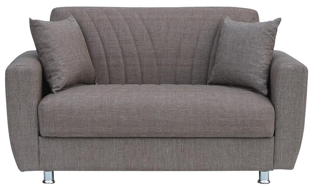 Καναπές Κρεβάτι Διθέσιος JUAN Καφέ 151x82x80cm - Ύφασμα - 14210004