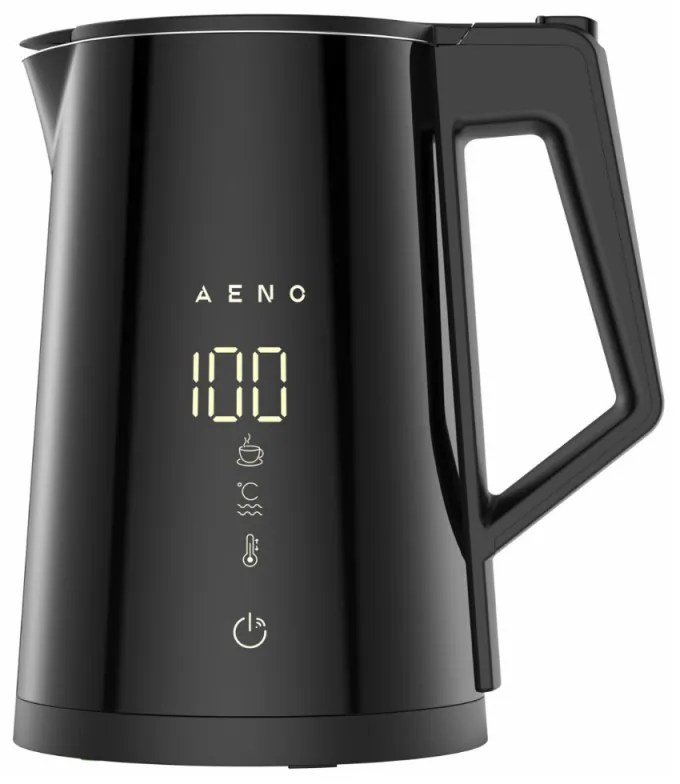 Ηλεκτρικός βραστήρας AENO AEK0007S, 1.7L, WiFi, προστασία STRIX, Οθόνη LED, Οθόνη αφής, Μαύρο