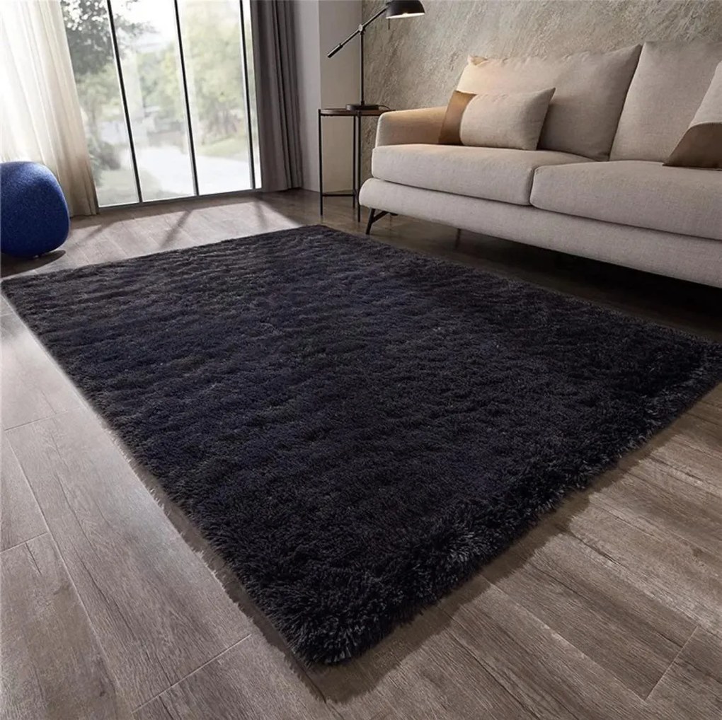 United Carpet Χαλί Shaggy/Γούνα 130x190 - FurX Ανθρακί