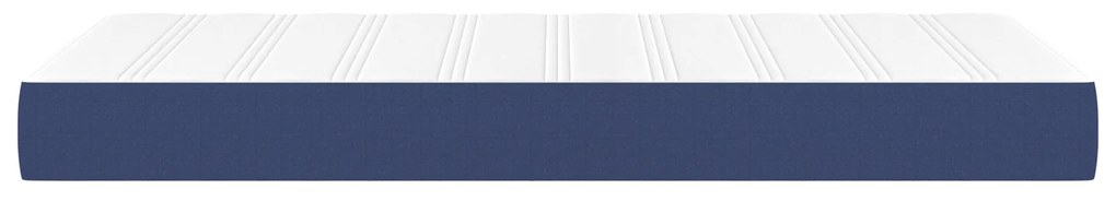 vidaXL Στρώμα με Pocket Springs Μπλε 120x190x20 εκ. Υφασμάτινο