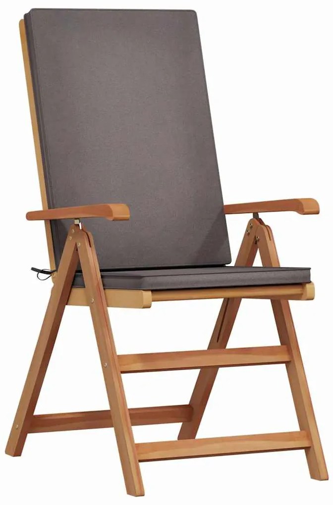 vidaXL Καρέκλα Κήπου 4 pcs Καφέ 57 x 71.5 x 104εκ Μασίφ ξύλο teak