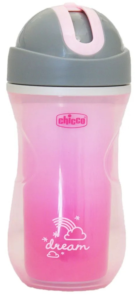 Παγούρι 266ml Με Καλαμάκι Chicco Sport F04-06991-10-01 Ροζ