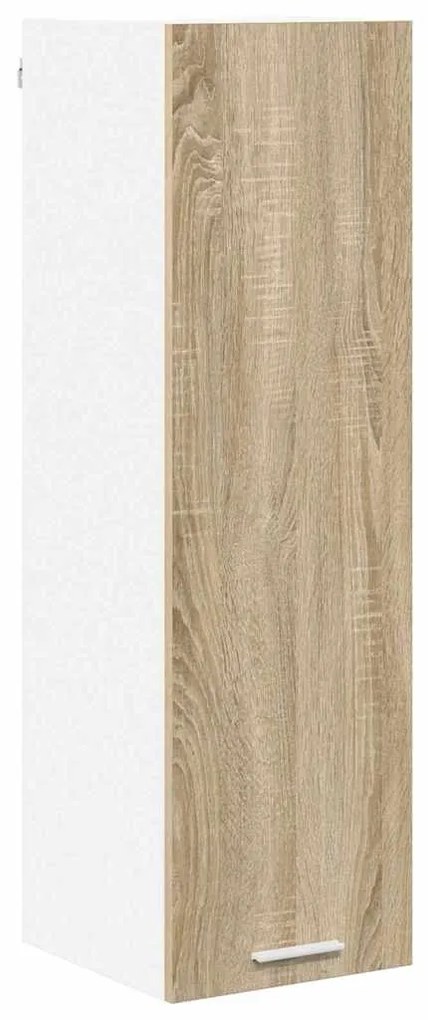 vidaXL Κρεμαστό ντουλάπι με αποθήκευση Δρύς Sonoma 30 x 31 x 100 εκ.