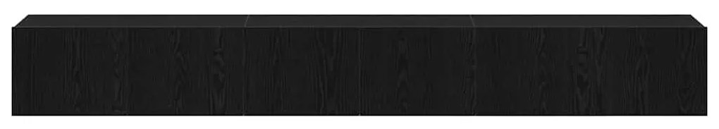 vidaXL Σετ επίπλου τηλεόρασης 3 pcs Μαύρη δρυς 80 x 30 x 30 εκ