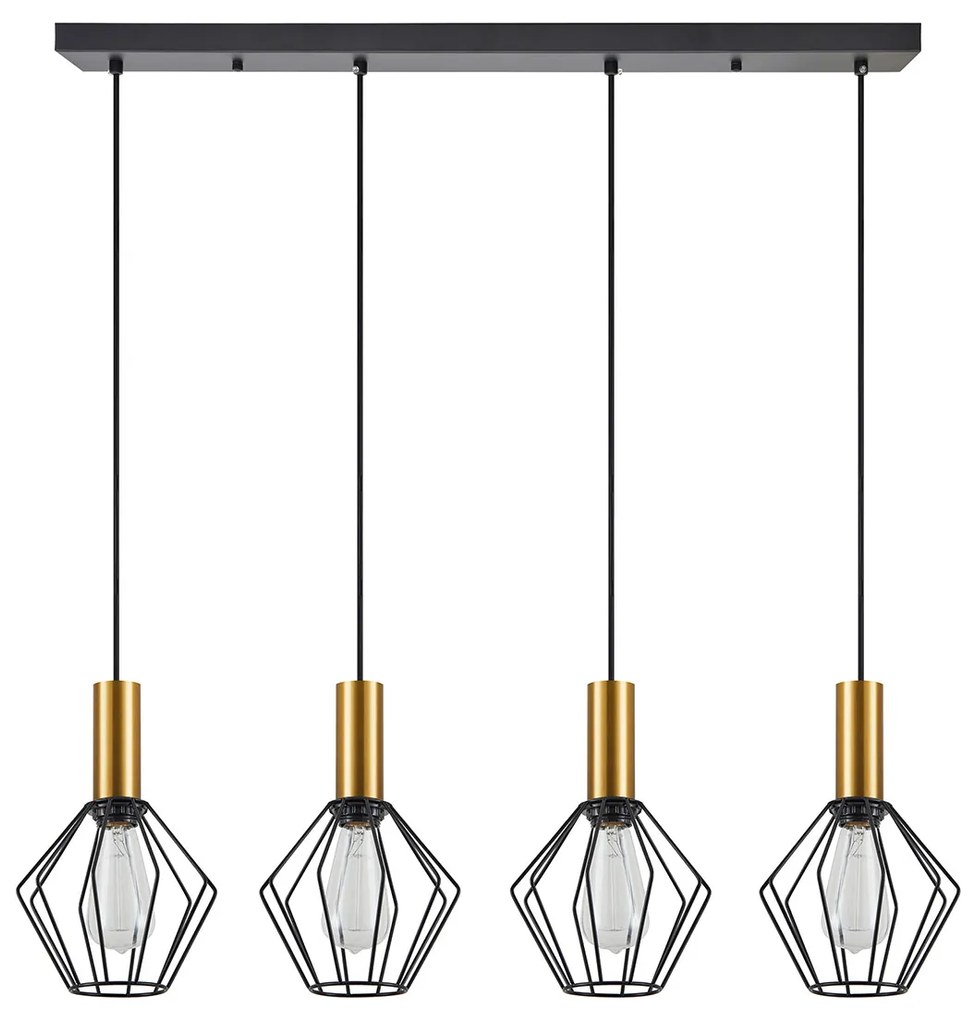 Φωτιστικό Οροφής Πολύφωτο Homelighting 77-8623 Gold