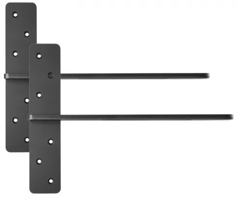 VEVOR 2 Pcs Shelf Brackets 16 inch / 406.4 mm Heavy Duty Floating Shelf Brackets