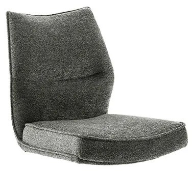 Bali Καρεκλα Relax Μαύρη + Υποπόδιο 83x86x102 cm