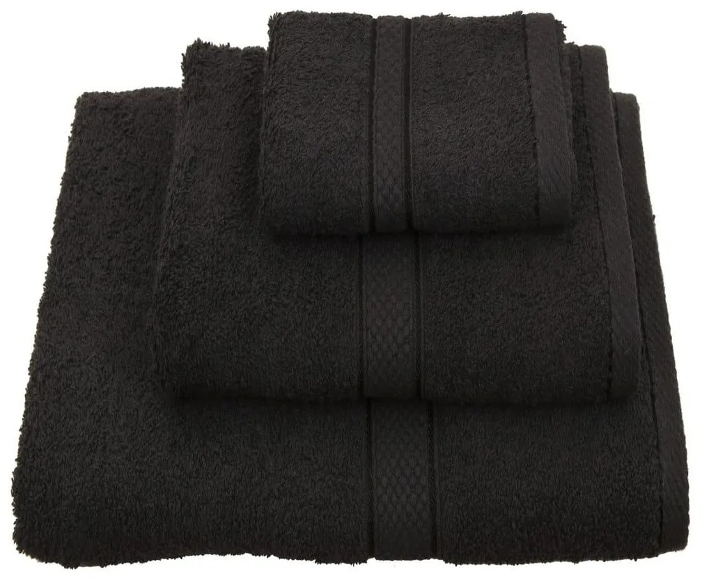 Πετσέτα Classic Μαύρη Viopros Σώματος 80x160cm 100% Cotton