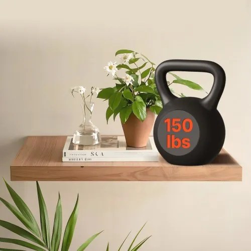 VEVOR 2 Pcs Shelf Bracket 22 inch / 558.4 mm Heavy Duty Floating Shelf Brackets