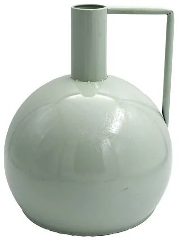 Μεταλλικό Διακοσμητικό Βάζο FL2051 Fylliana Mint - Λευκό Φ27x31 εκ. 27x27x31 εκ.