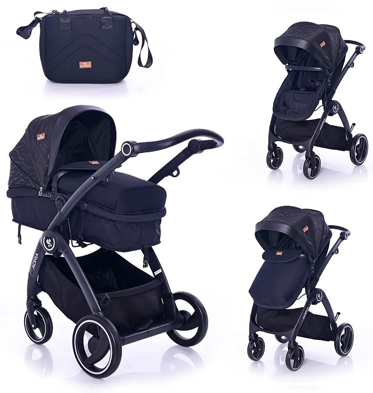 ΠΟΛΥΚΑΡΟΤΣΙ ΜΕΤΑΤΡΕΠΟΜΕΝΟ ΣΕ ΚΑΛΑΘΟΥΝΑ 2 ΣΕ 1 LORELLI ADRIA BLACK 10021452005R