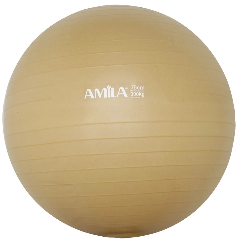 Μπάλα Κινησιοθεραπείας Amila Bulk 75cm Χρυσή 48415